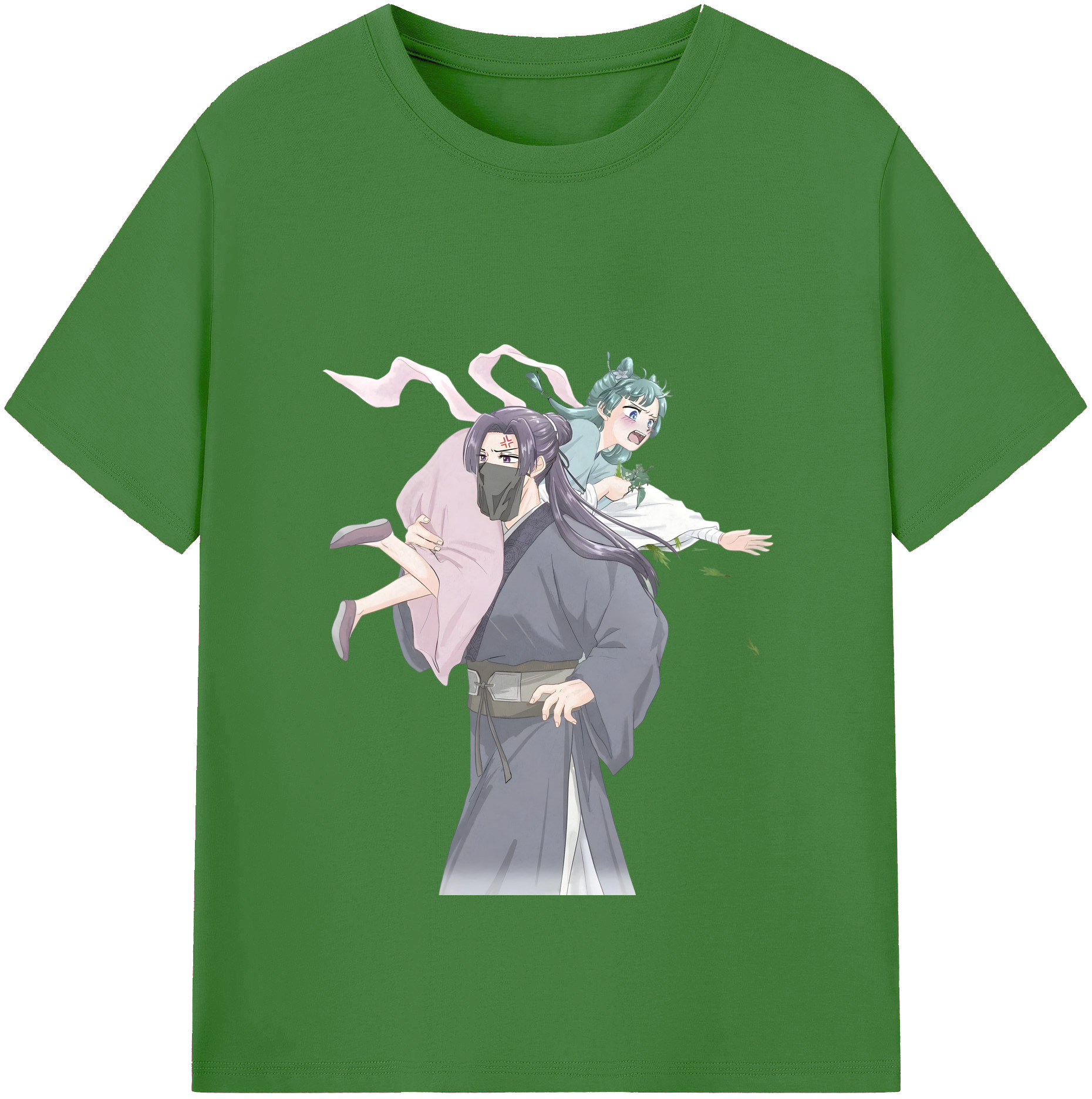 （画像用） 薬屋のひとりごと The Apothecary Diaries レディースカジュアルプリントTシャツ（綿100％）